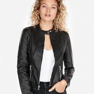 Express Vegan Leather Jacket